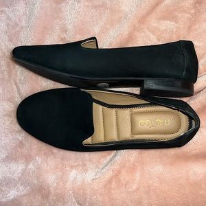 New - Me Too Black Suede Size 10 Memory Foam Comfort Loafers from Nordstrom